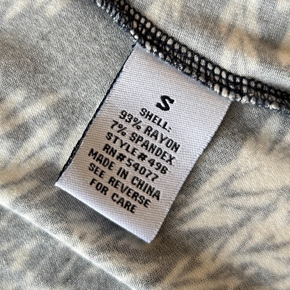 CAbi Leaf Print Knee Length Wrap Dress - Picture 13 of 13